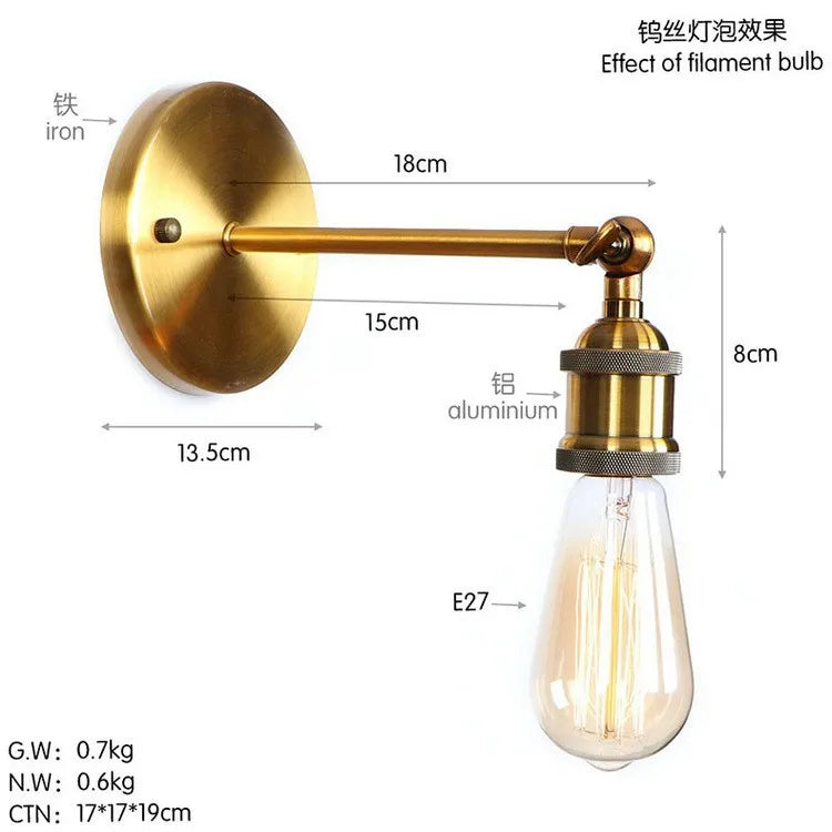 lampe de chevet bronze