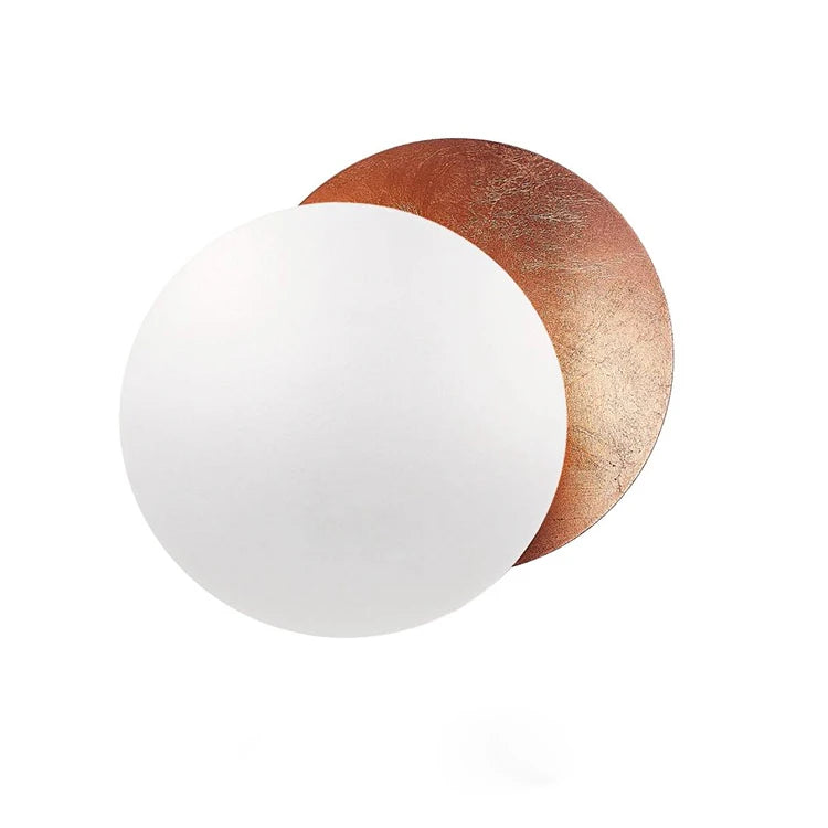 lampe de chevet cuivre copper/blanc