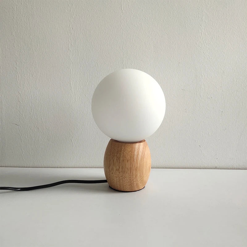 lampe de chevet en bois flotté