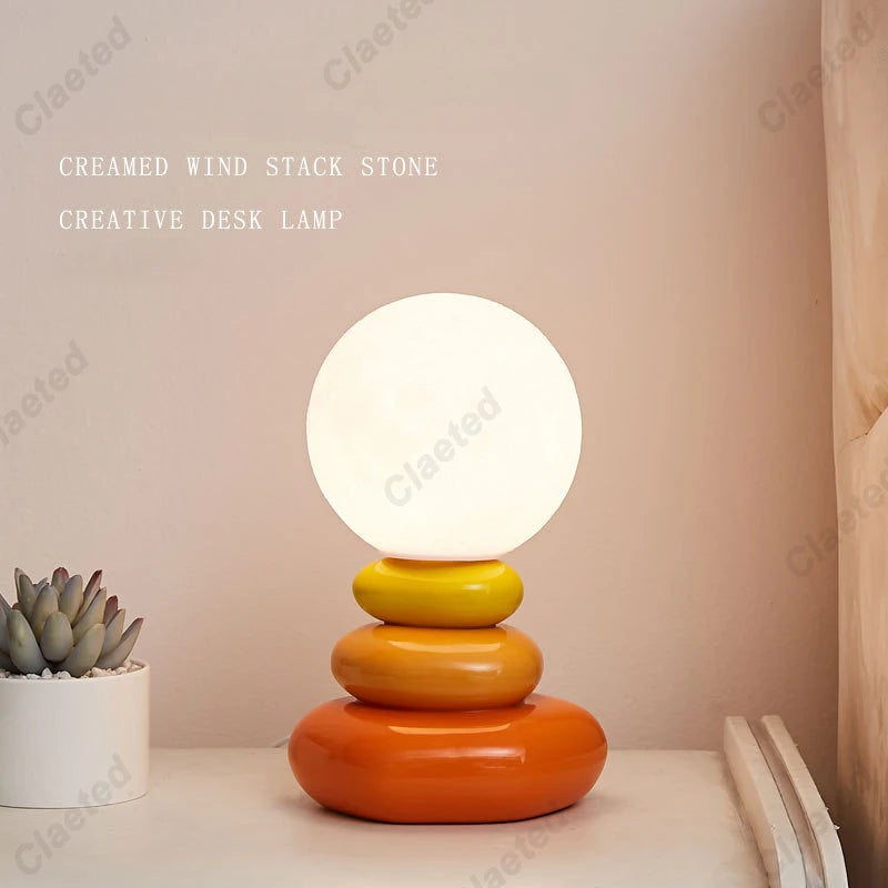 lampe de chevet orange