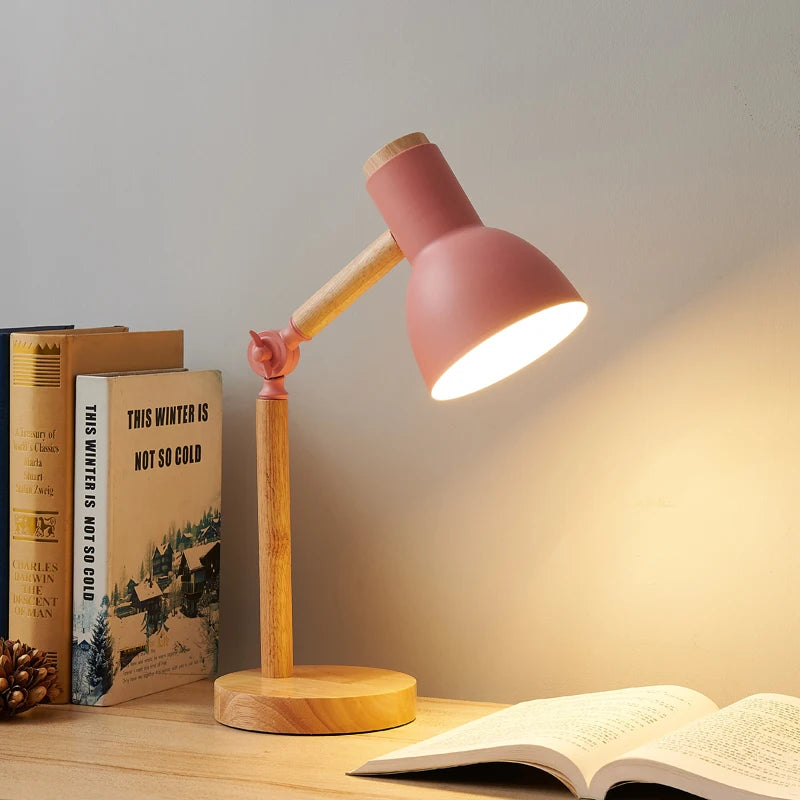 lampe de chevet rose
