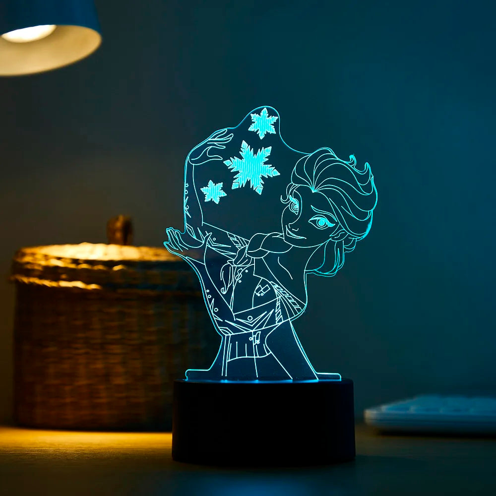 lampe de chevet reine des neiges