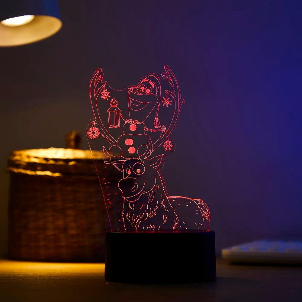 lampe de chevet reine des neiges