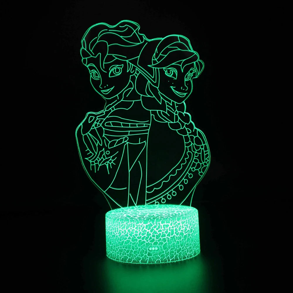 lampe de chevet reine des neiges