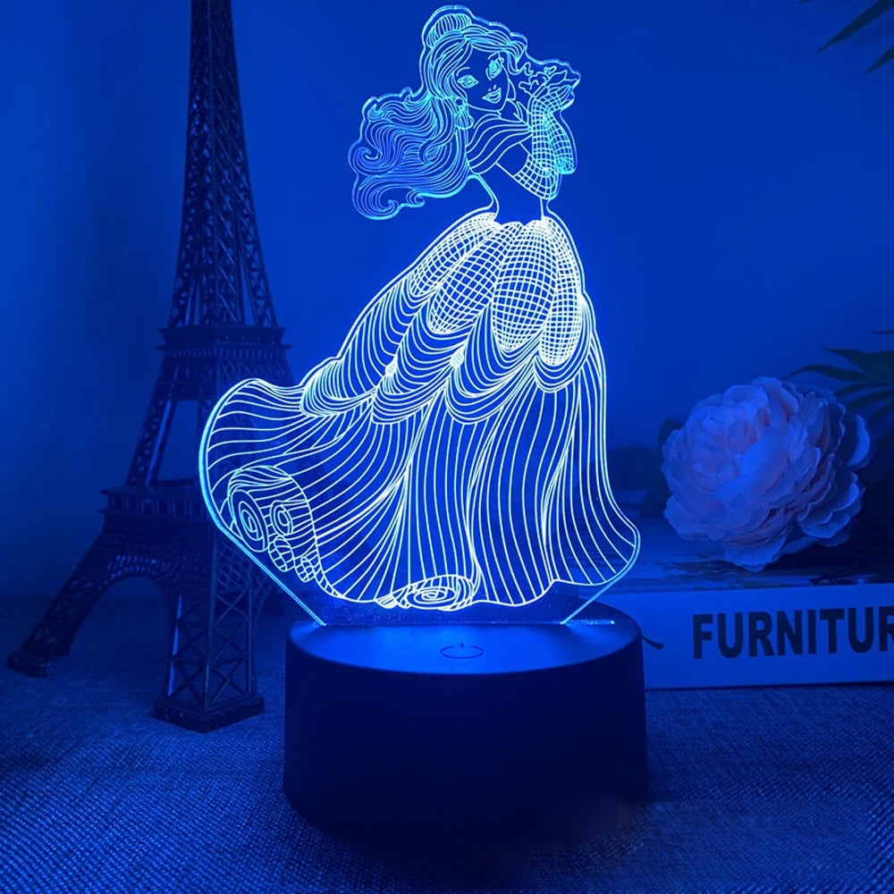 lampe de chevet reine des neiges