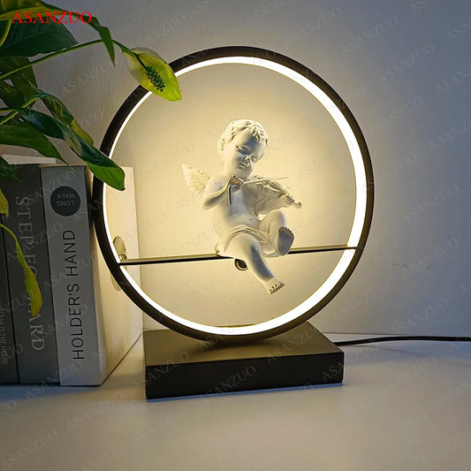 lampe de chevet ange