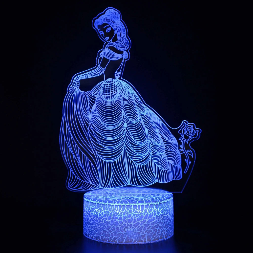 lampe de chevet reine des neiges