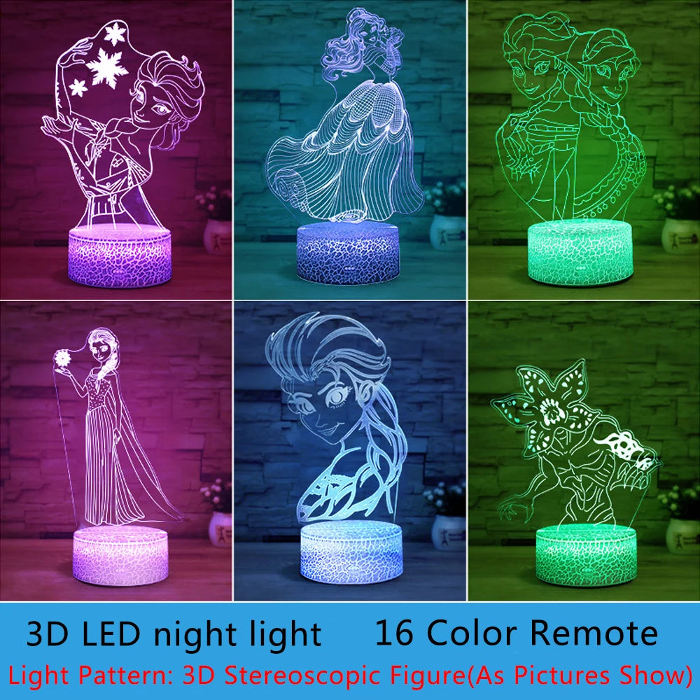 lampe de chevet reine des neiges