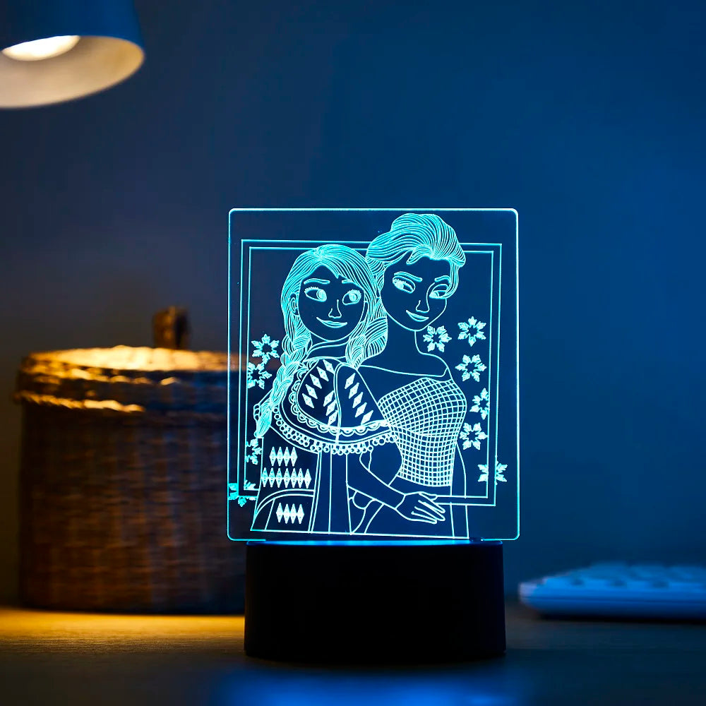 lampe de chevet reine des neiges