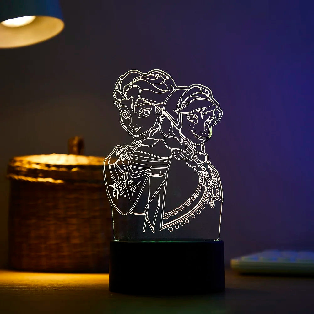 lampe de chevet reine des neiges