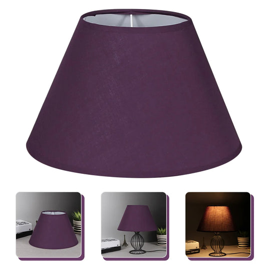 abat-jour lampe de chevet violet 