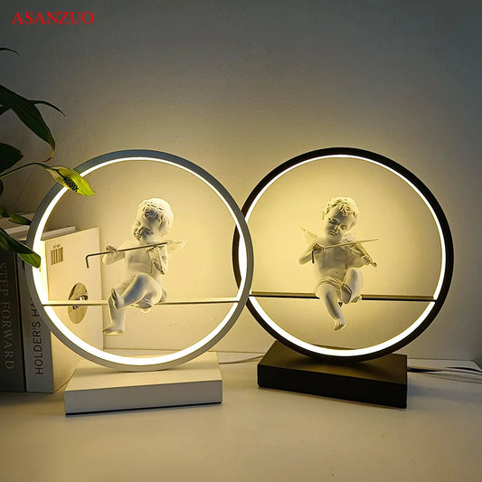 Lampe de chevet ange 