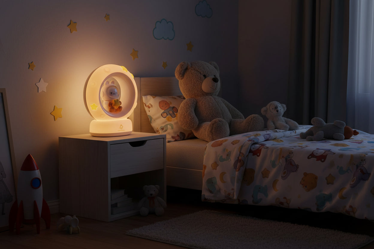 lampe de chevet animaux lapin 