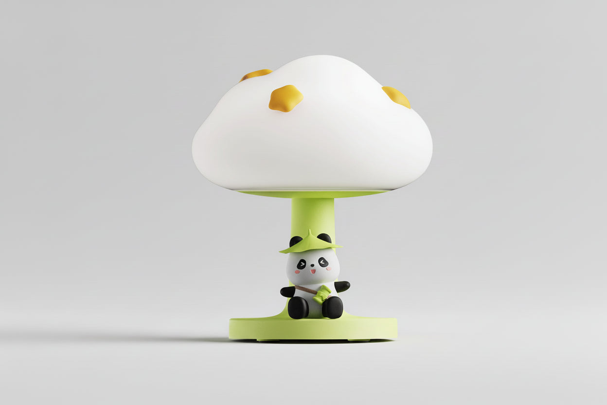 lampe de chevet animaux nuage panda