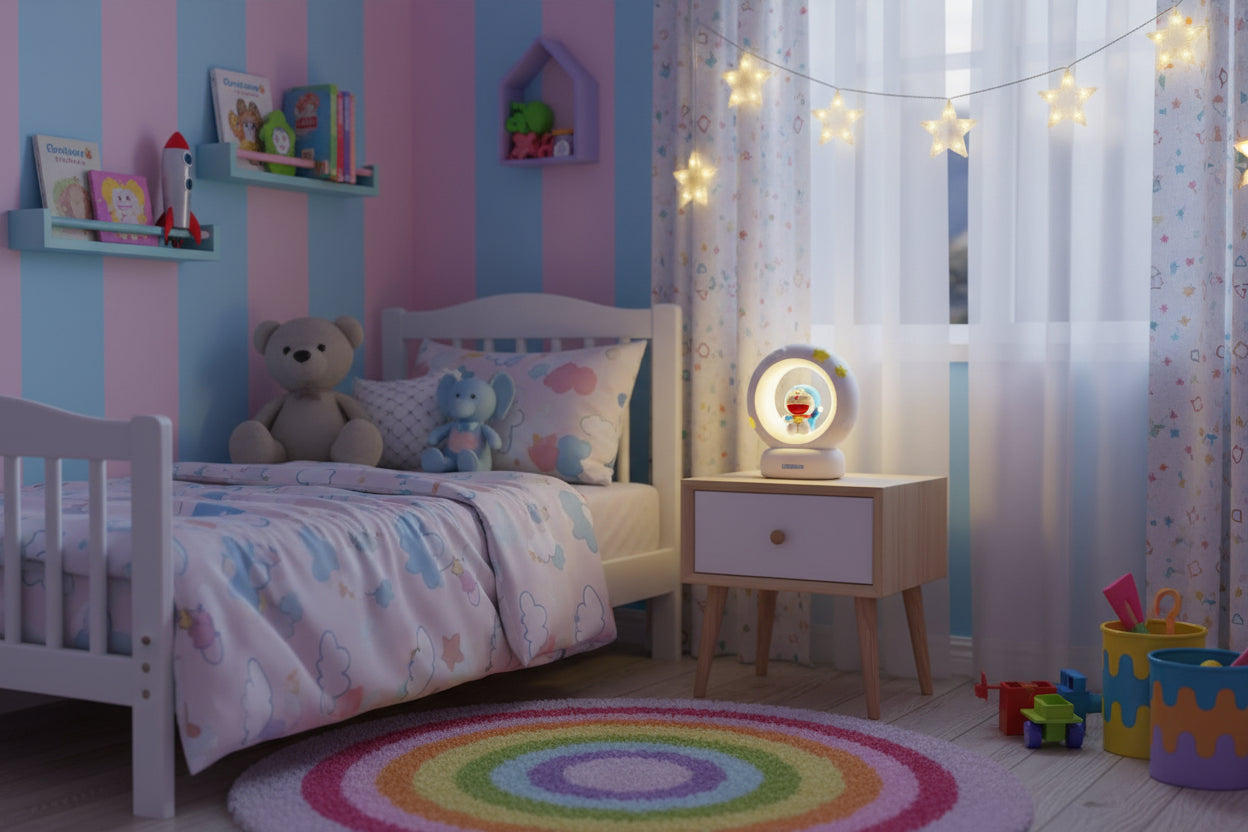 lampe de chevet animaux une doraemon