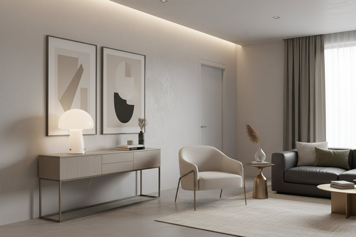 lampe de chevet blanc