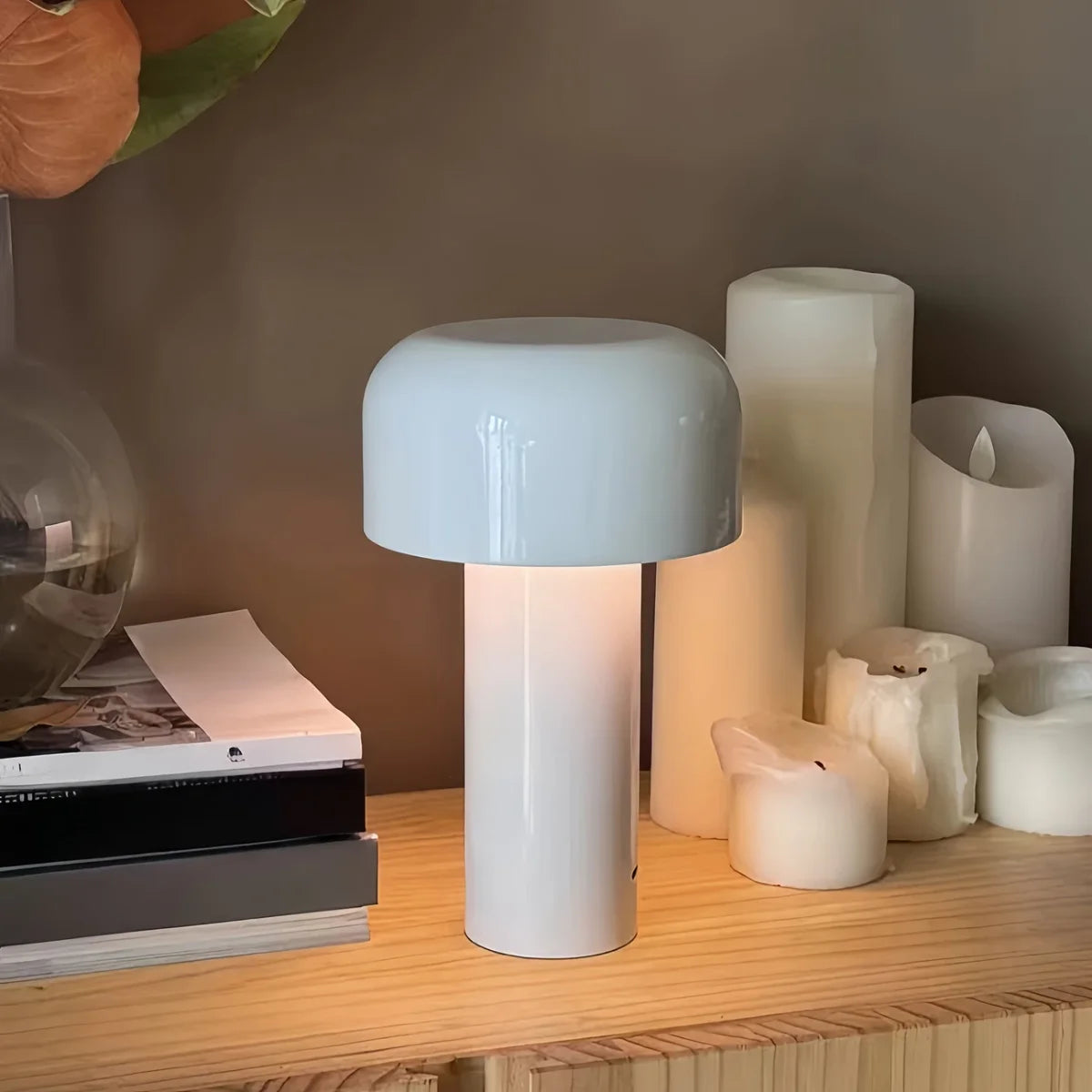 lampe de chevet bleue