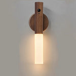 lampe de chevet bois et blanc - Vignette | LAMPECOCOON