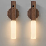 lampe de chevet bois et blanc - Vignette | LAMPECOCOON