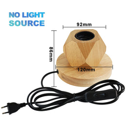 lampe de chevet bois naturel A sans ampoule