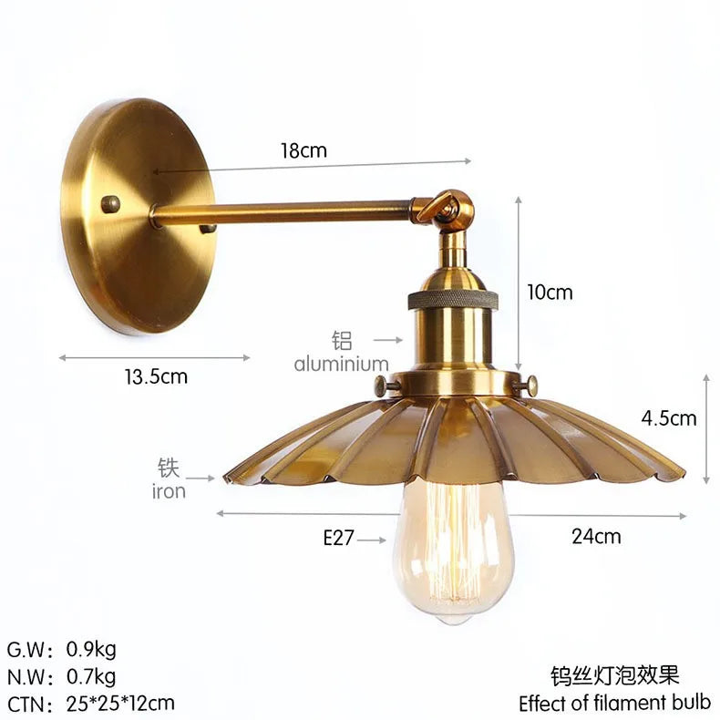 lampe de chevet bronze