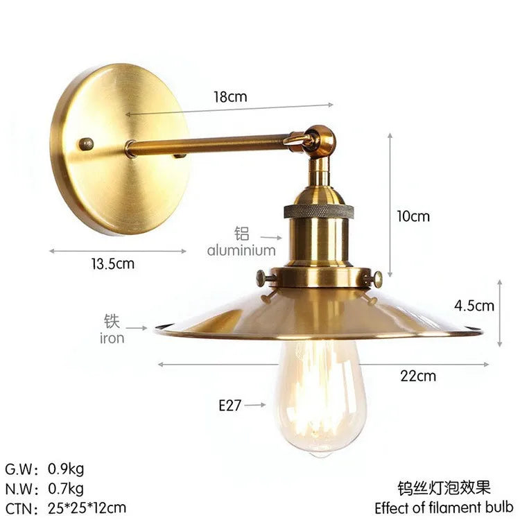 lampe de chevet bronze