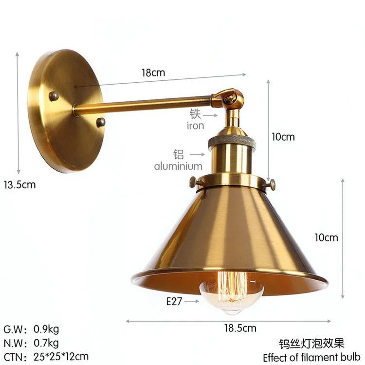 lampe de chevet bronze