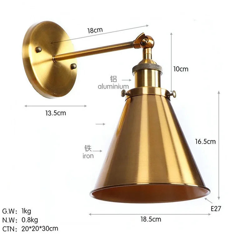 lampe de chevet bronze