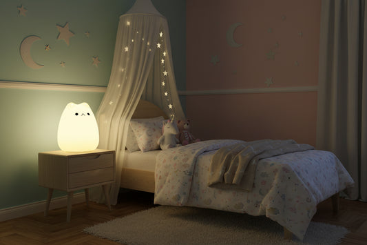 lampe de chevet chat