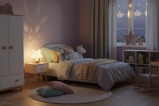 lampe de chevet cristal étoile