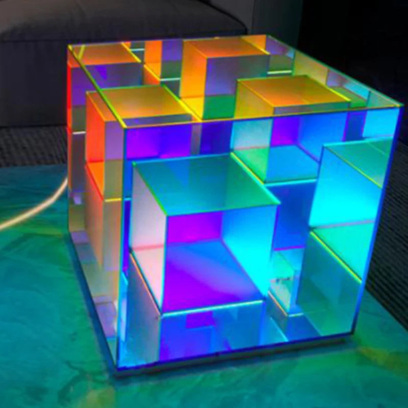 lampe de chevet cube 