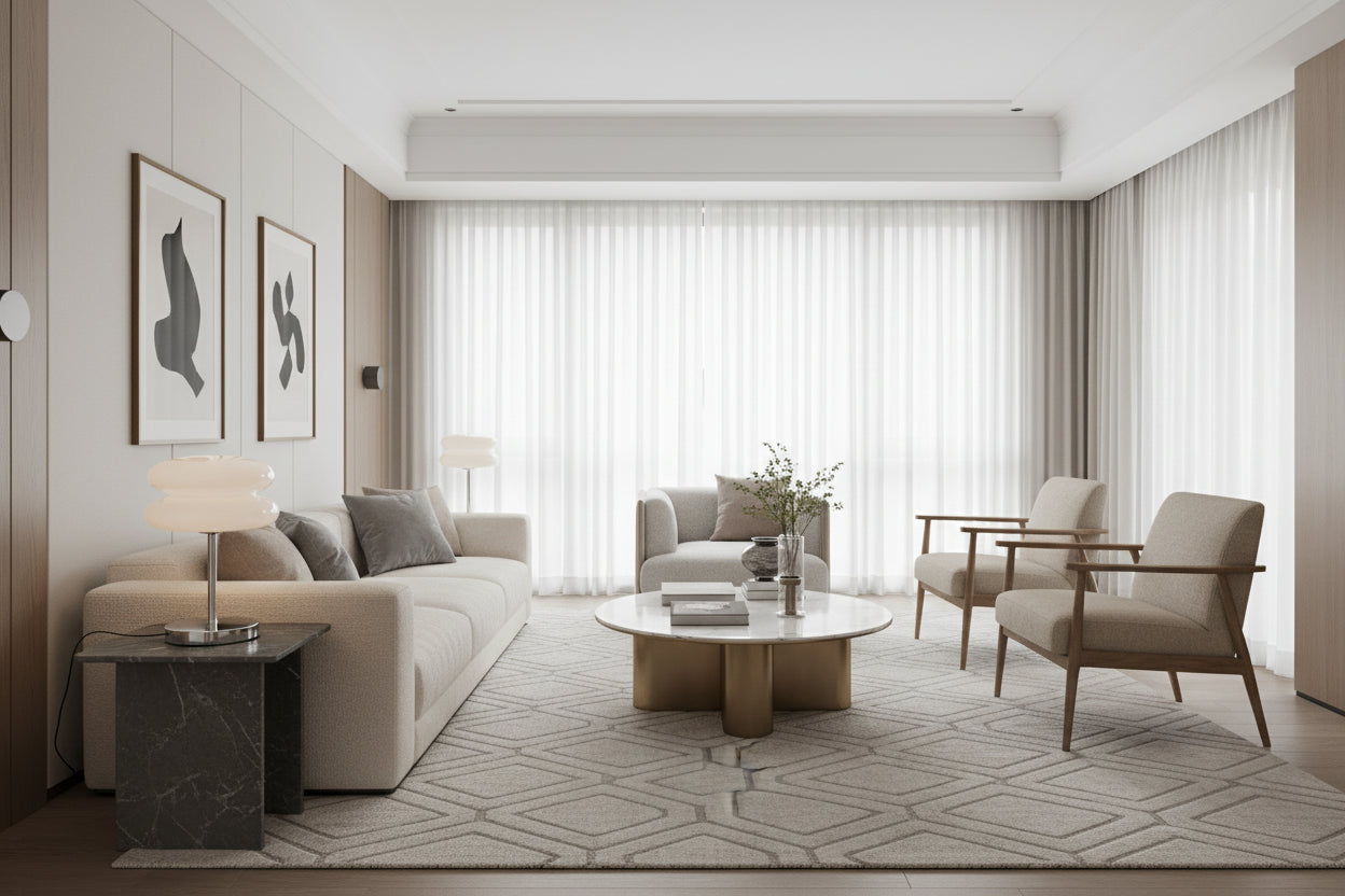 lampe de chevet design blanc