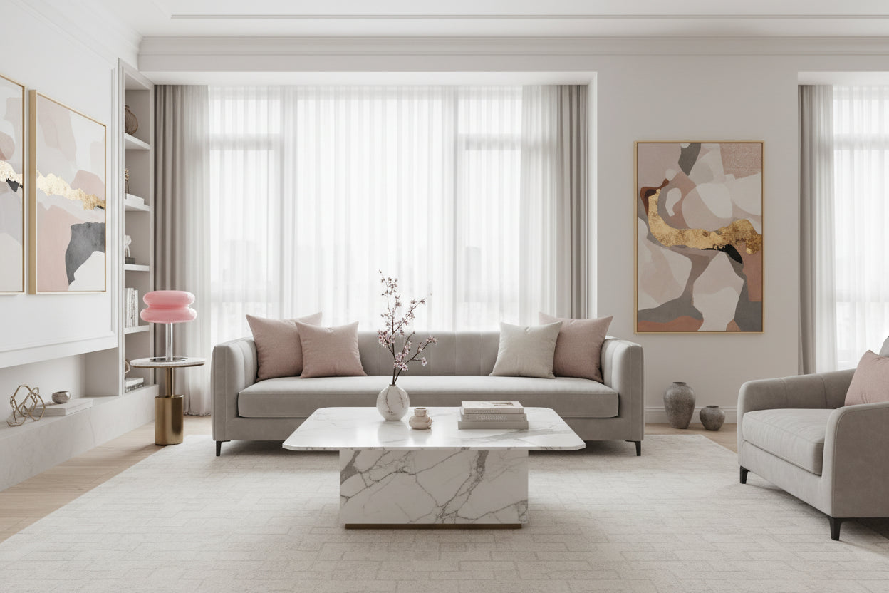 lampe de chevet design rose 