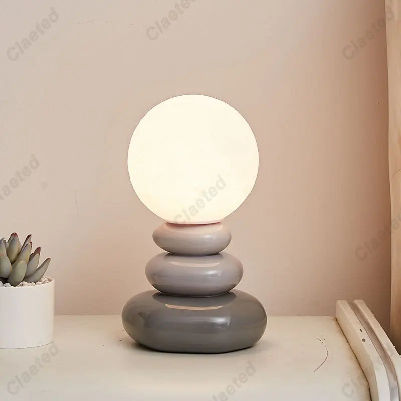 lampe de chevet gris