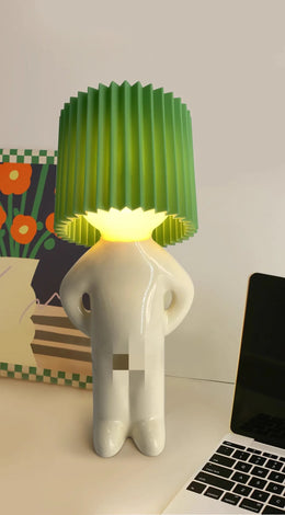lampe de chevet lampadaire vert
