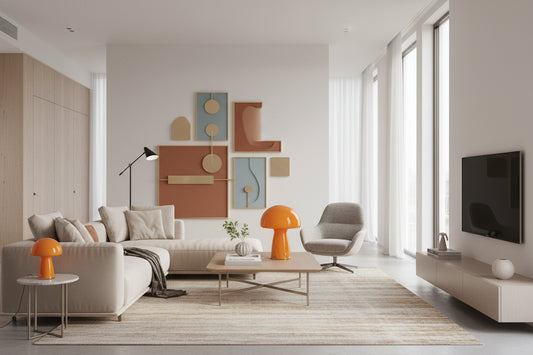 lampe de chevet orange