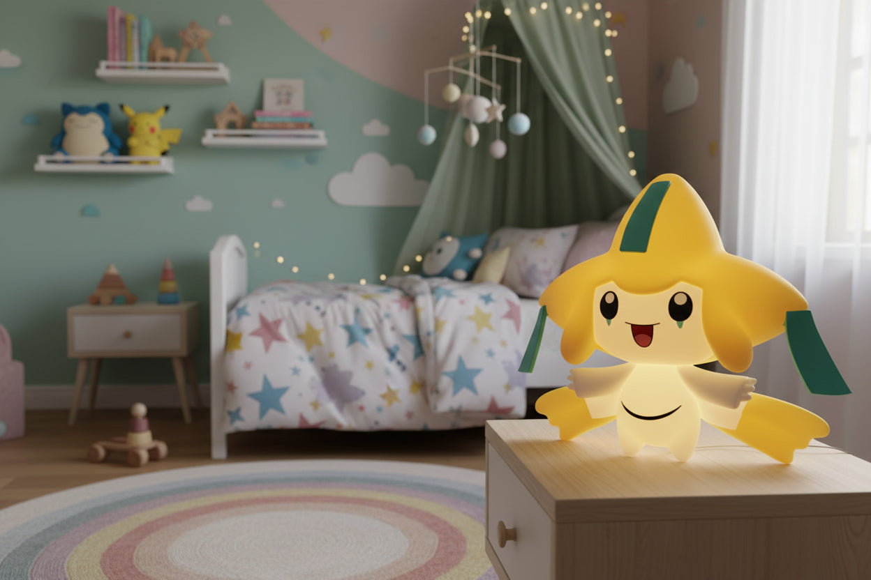lampe de chevet pokémon jirachi