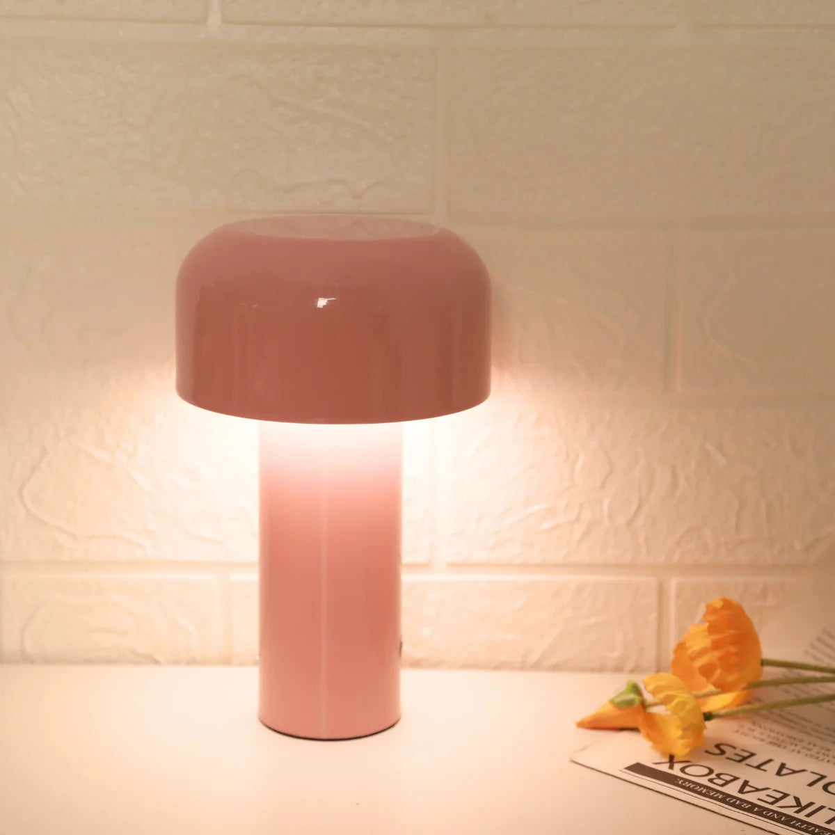 lampe de chevet rose
