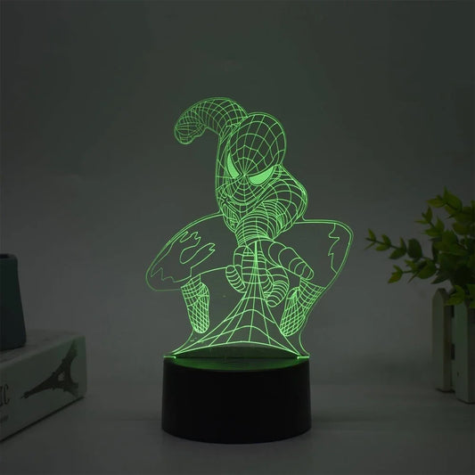 lampe de chevet spiderman model C