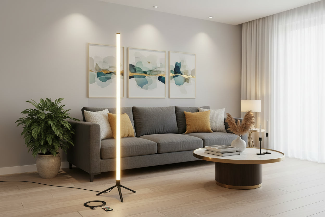 lampe de chevet sur pied 