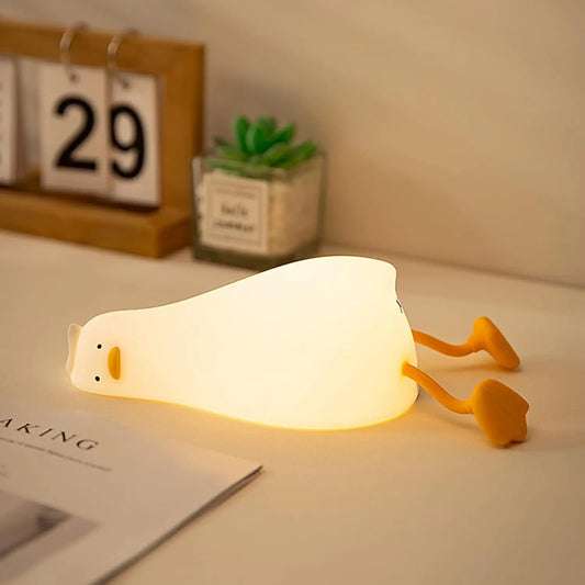 mini lampe de chevet canard 